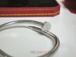 Cartier replica gioiello bracciale juste un clou white gold imitazione replica - immagine 5