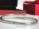 Cartier replica gioiello bracciale juste un clou white gold imitazione replica - immagine 8