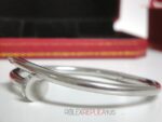 Cartier replica gioiello bracciale juste un clou white gold imitazione replica - immagine 3
