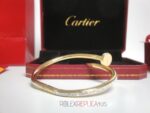 Cartier replica gioiello bracciale juste un clou oro giallo pavè diamond imitazione replica - immagine 7