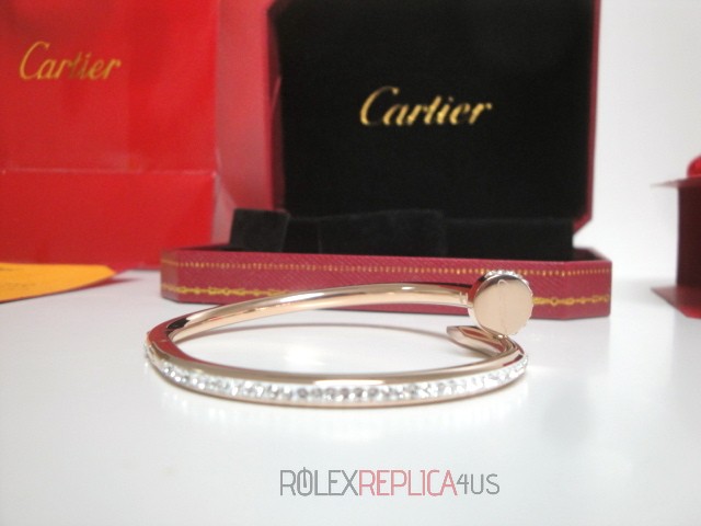 virtuemart_product_120replica-cartier-gioielli-bracciale-love-cartier-replica-anello-bulgari Cartier replica gioiello bracciale juste un clou rose gold pavè diamond imitazione replica - immagine 1