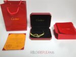 Cartier replica gioiello bracciale trinity yellow imitazione replica - immagine 4