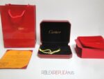 Cartier replica gioiello bracciale trinity yellow imitazione replica - immagine 5