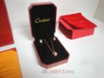 Cartier replica gioiello collier completo di orecchini rose gold imitazione replica - immagine 3
