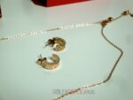 Cartier replica gioiello collier completo di orecchini rose gold imitazione replica - immagine 8