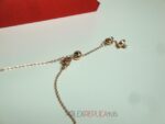 Cartier replica gioiello collier completo di orecchini rose gold imitazione replica - immagine 9