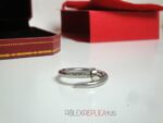 Cartier replica gioiello anello juste un clou white gold imitazione replica - immagine 3