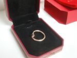 Cartier replica gioiello anello juste un clou rose gold imitazione replica - immagine 4