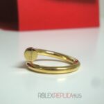 Cartier replica gioiello anello juste un clou yellow gold imitazione replica