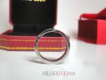 Cartier replica gioiello anello love oro bianco imitazione replica - immagine 3