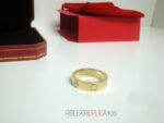 Cartier replica gioiello anello love yellow gold imitazione replica - immagine 5