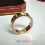 Cartier replica gioiello anello love rose gold imitazione replica