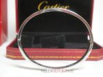 Cartier replica gioiello bracciale love white gold pavè diamond imitazione replica - immagine 4