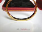 Cartier replica gioiello bracciale love yellow gold pavè diamond imitazione replica - immagine 11