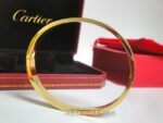 Cartier replica gioiello bracciale love yellow gold pavè diamond imitazione replica - immagine 4