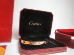 Cartier replica gioiello bracciale love rose gold 10 diamandi imitazione replica - immagine 9