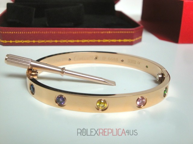 virtuemart_product_76replica-cartier-gioielli-bracciale-love-cartier-replica-anello-bulgari Cartier replica gioiello bracciale love rose gold 10 diamandi imitazione replica - immagine 1