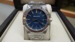 Audemars Piguet replica royal oak jumbo blue dial replica orologio copia 4US098 - immagine 3