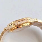 Patek Philippe replica nautilus 7021/1G - diamond pavè special edition yellow gold - immagine 3