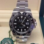 Rolex replica GMT Master II 116710LN Black Ceramic supercopy 3186 clone movement