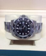Rolex replica GMT Master II 116710LN Black Ceramic supercopy 3186 clone movement - immagine 5