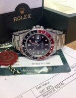 Rolex replica GMT Master II 16710 Coke Bezel Stick Dial - immagine 7