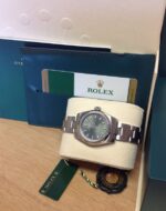 Rolex replica Oyster Perpetual 176200 green olive - immagine 6