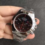 Rolex replica daytona 116509 white gold racing dial orologio replica copia imitazione 4us197 - immagine 3