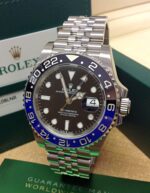 Rolex replica GMT Master II 126710BLNR Batman 3285 clone movement - immagine 3
