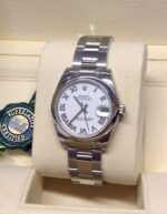 Rolex replica datejust 31mm 178240 mid size white roman dial