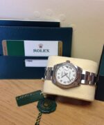 Rolex replica datejust 31mm 178240 mid size white roman dial - immagine 3