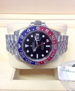 Rolex replica GMT Master II 126710BLRO pepsi 3285 clone movement - immagine 6